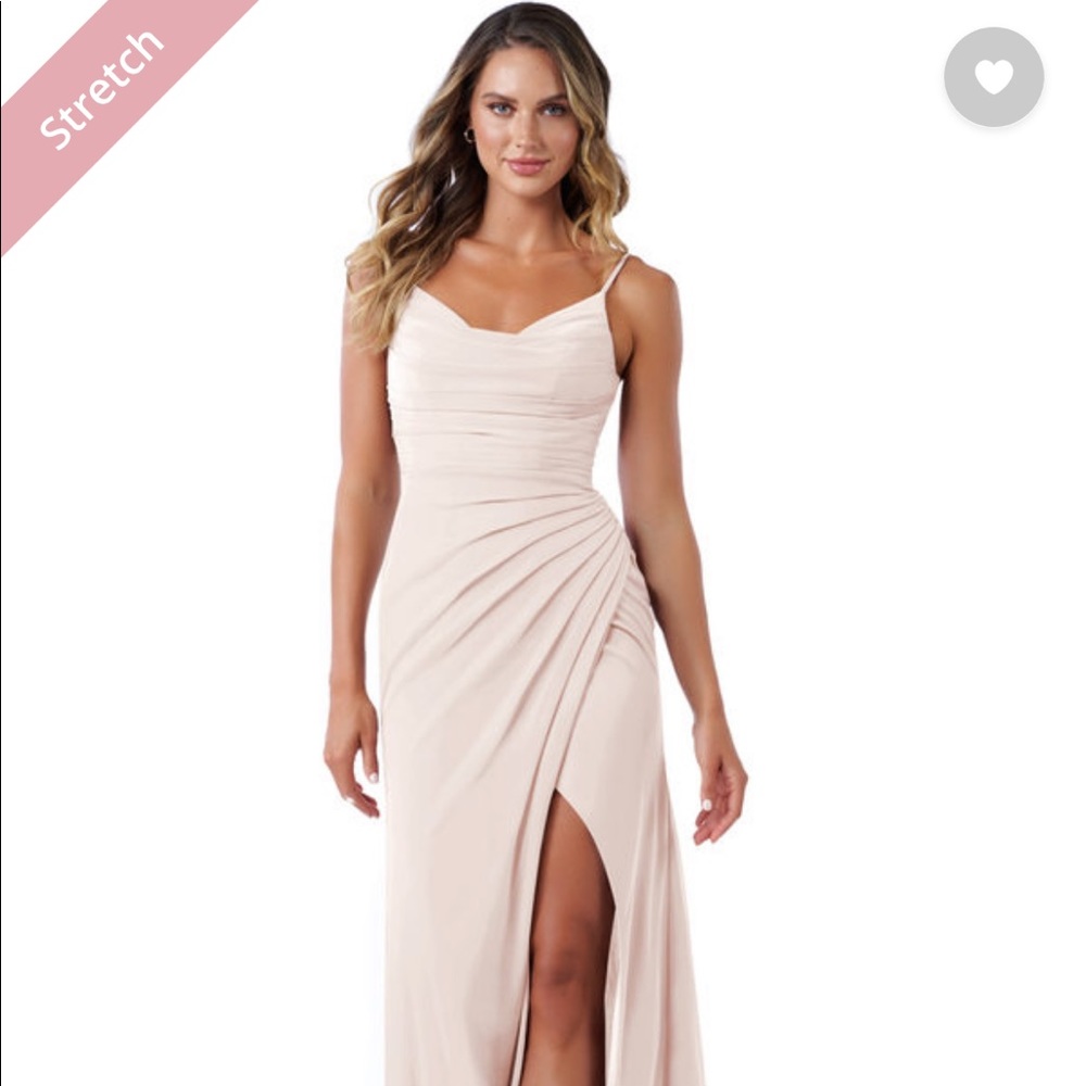 Azazie Deandra - Vintage Rose Color Bridesmaid Dress